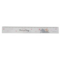 Japan Tom and Jerry Slim Ruler 17cm - Heart White - 1