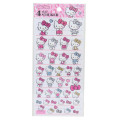 Japan Sanrio 4 Size Sticker - Hello Kitty : Gal Art Big Ribbon Leopard - 1