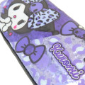 Japan Sanrio Pen Pouch Pencil Case - Kuromi : Gal Art Big Ribbon Leopard - 4