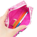 Japan Sanrio Pen Pouch Pencil Case - Hello Kitty : Gal Art Big Ribbon Leopard - 3