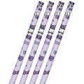Japan Sanrio 2B Pencil - Kuromi : Gal Art Big Ribbon Leopard - 1