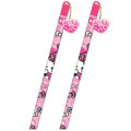 Japan Sanrio Mascot 2B Pencil - Hello Kitty : Gal Art Big Ribbon Leopard Pink - 1