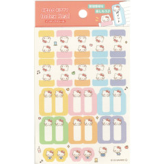 Japan Sanrio A6 Index Sticker - Hello Kitty : Blush