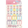 Japan Sanrio A6 Index Sticker - Kuromi & My Melody : Blush - 1