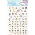 Japan Sanrio Schedule Sticker - Characters Blue - 1