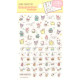 Japan Sanrio Schedule Sticker - Characters Yellow