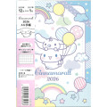 Japan Sanrio A6 Monthly Schedule Book - Cinnamoroll : Balloon 2026 - 1