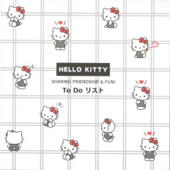 Japan Sanrio Memo Pad - Hello Kitty : Todo List Love