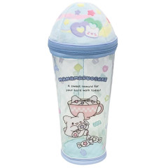 Japan Sanrio Ice Cream Pouch Pencil Case - Hanamaruobake : Sweet Reward Blue