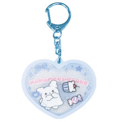 Japan Sanrio Shaka Shaka Keychain - Hanamaruobake : Sweet Reward Blue