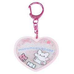 Japan Sanrio Shaka Shaka Keychain - Hanamaruobake : Sweet Reward Pink