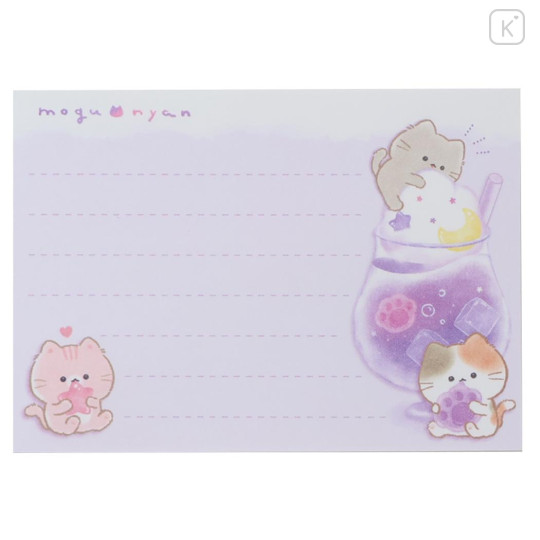 Japan Mogunyan Mini Notepad - Cat Candy Soda - 3