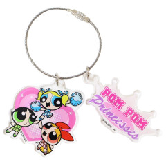 Japan The Powerpuff Girls Wire Key Ring Charm Keychain - Pom Pom Princesses