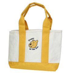 Japan Disney Divider Mini Tote Bag - Pooh : Happy As Can Bee