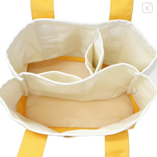 Japan Disney Divider Mini Tote Bag - Pooh : Happy As Can Bee - 3