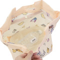 Japan Disney Mini Eco Lunch Bag & Bottom Plate - Winnie the Pooh : Friends Beige - 3