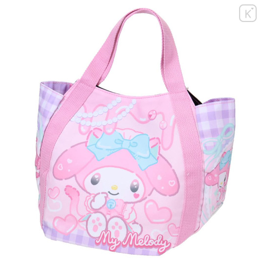 Japan Sanrio Balloon Mini Tote Bag - My Melody : Cat Performance - 1