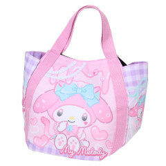 Japan Sanrio Balloon Mini Tote Bag - My Melody : Cat Performance