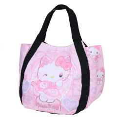 Japan Sanrio Balloon Mini Tote Bag - Hello Kitty : Cat Performance
