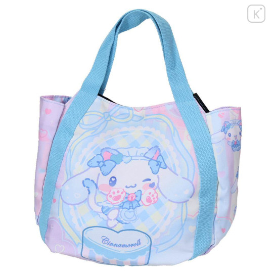 Japan Sanrio Balloon Mini Tote Bag - Cinnamoroll : Cat Performance - 1