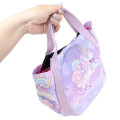 Japan Sanrio Balloon Mini Tote Bag - Little Twin Stars : Unicorn Purple Pink - 2