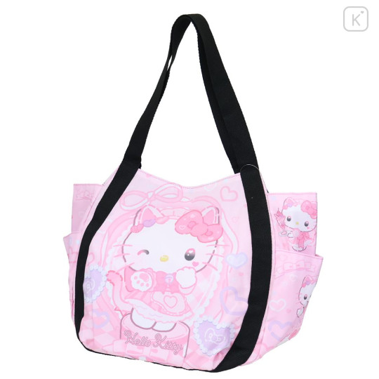 Japan Sanrio Balloon Tote Bag - Hello Kitty : Cat Performance - 1