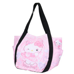 Japan Sanrio Balloon Tote Bag - Hello Kitty : Cat Performance