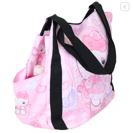 Japan Sanrio Balloon Tote Bag - Hello Kitty : Cat Performance - 2