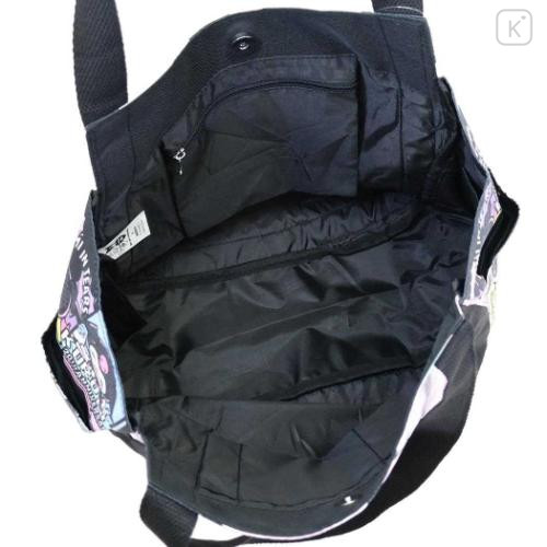 Japan Sanrio Balloon Tote Bag - Kuromi : 20th Anniversary Black Pink - 4