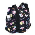Japan Sanrio Balloon Tote Bag - Characters Friendship Black - 2