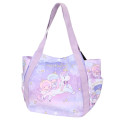 Japan Sanrio Balloon Tote Bag - Little Twin Stars : Unicorn Purple Pink - 1