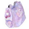 Japan Sanrio Balloon Tote Bag - Little Twin Stars : Unicorn Purple Pink - 2