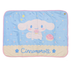 Japan Sanrio Fluffy Blanket - Cinnamoroll : Blue Pink