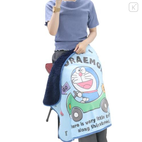 Japan Doraemon Fluffy Blanket - Driving Safe - 5