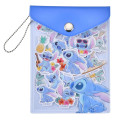 Japan Disney Store Die-cut Sticker Collection With Case Ballchain - Stitch : Blue Starlight - 1