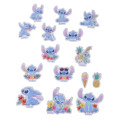 Japan Disney Store Die-cut Sticker Collection With Case Ballchain - Stitch : Blue Starlight - 5