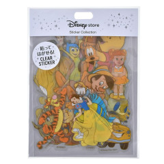 Japan Disney Store Clear Sticker Collection - Mickey & Friends : Yellow Vibe