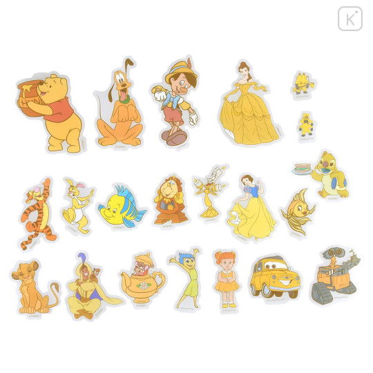 Japan Disney Store Clear Sticker Collection - Mickey & Friends : Yellow Vibe - 2