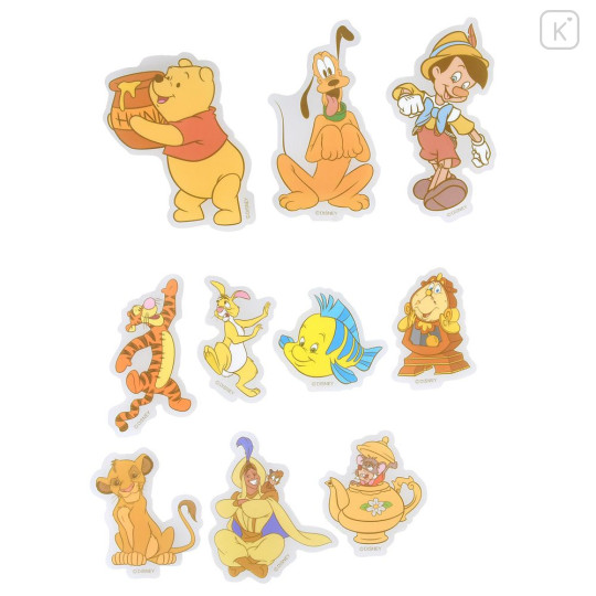 Japan Disney Store Clear Sticker Collection - Mickey & Friends : Yellow Vibe - 3