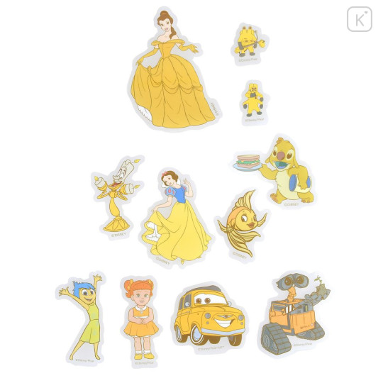 Japan Disney Store Clear Sticker Collection - Mickey & Friends : Yellow Vibe - 4