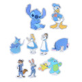 Japan Disney Store Clear Sticker Collection - Characters Blue Vibe - 3