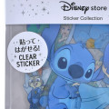 Japan Disney Store Clear Sticker Collection - Characters Blue Vibe - 5