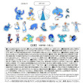 Japan Disney Store Clear Sticker Collection - Characters Blue Vibe - 6