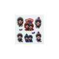Japan Monchhichi Puffy Sticker - Blue - 3