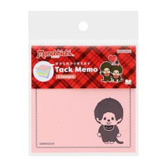 Japan Monchhichi Tack Memo Sticky Notes - Red