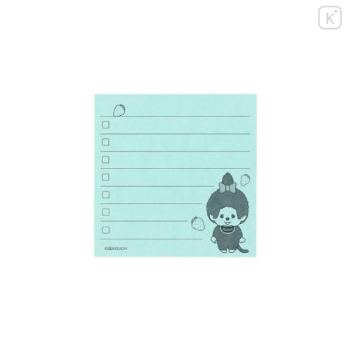 Japan Monchhichi Tack Memo Sticky Notes - Blue - 5