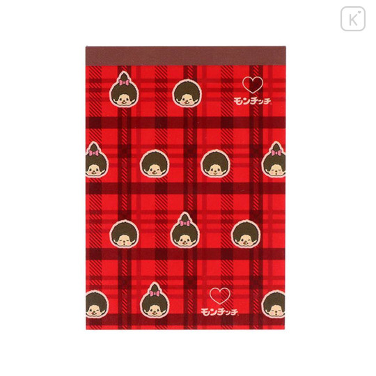 Japan Monchhichi Mini Notepad - Pattern - 1