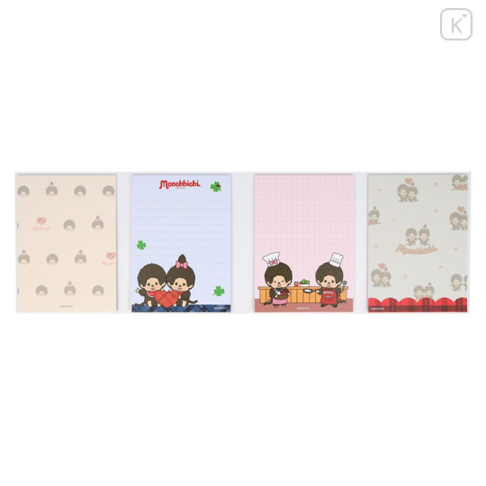 Japan Monchhichi Flip Memo Pad - Pair - 3