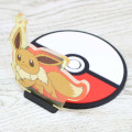 Japan Pokemon Coaster & Acrylic Stand Keychain - Eevee - 2