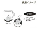 Japan Pokemon Coaster & Acrylic Stand Keychain - Eevee - 3